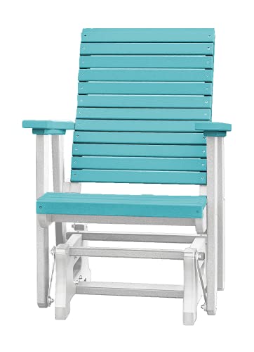 White & Aruba Blue