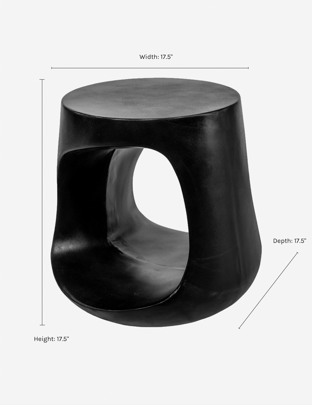 Aiko Indoor Outdoor Stool - Lightweight & Durable Portable Seat for Patio, Garden, Camping, and Home Use