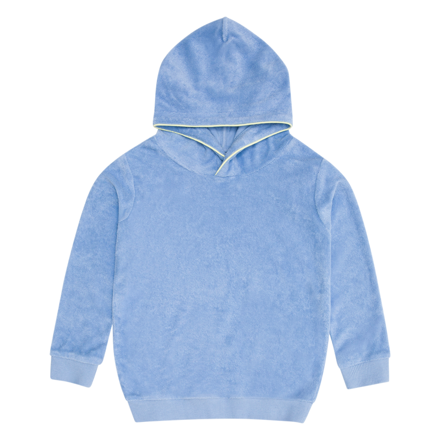 Unisex Clearwater Blue French Terry Hoodie - Soft & Comfortable Pullover for Men & Women - Perfect for Casual Wear, Gym, and Outdoor Activities