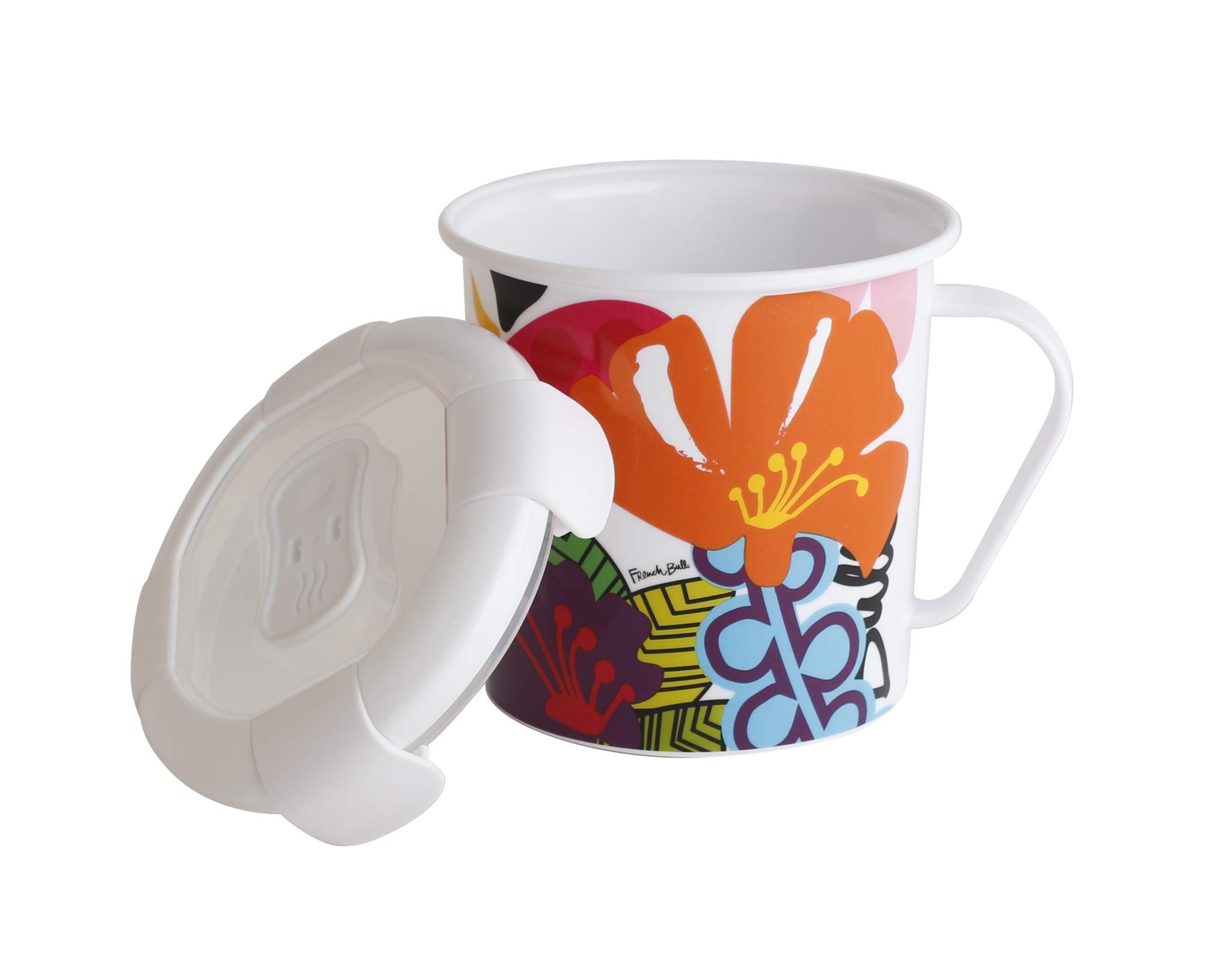 French Bull 23 oz Soup Mug with Handle & Vented Lid - Leak Proof, Microwave & Dishwasher Safe Food Storage Container - Cool Grip Technology - Airtight Lunch Travel Mug - Set of 6 - Perfect for Office, Picnics & Meal Prep