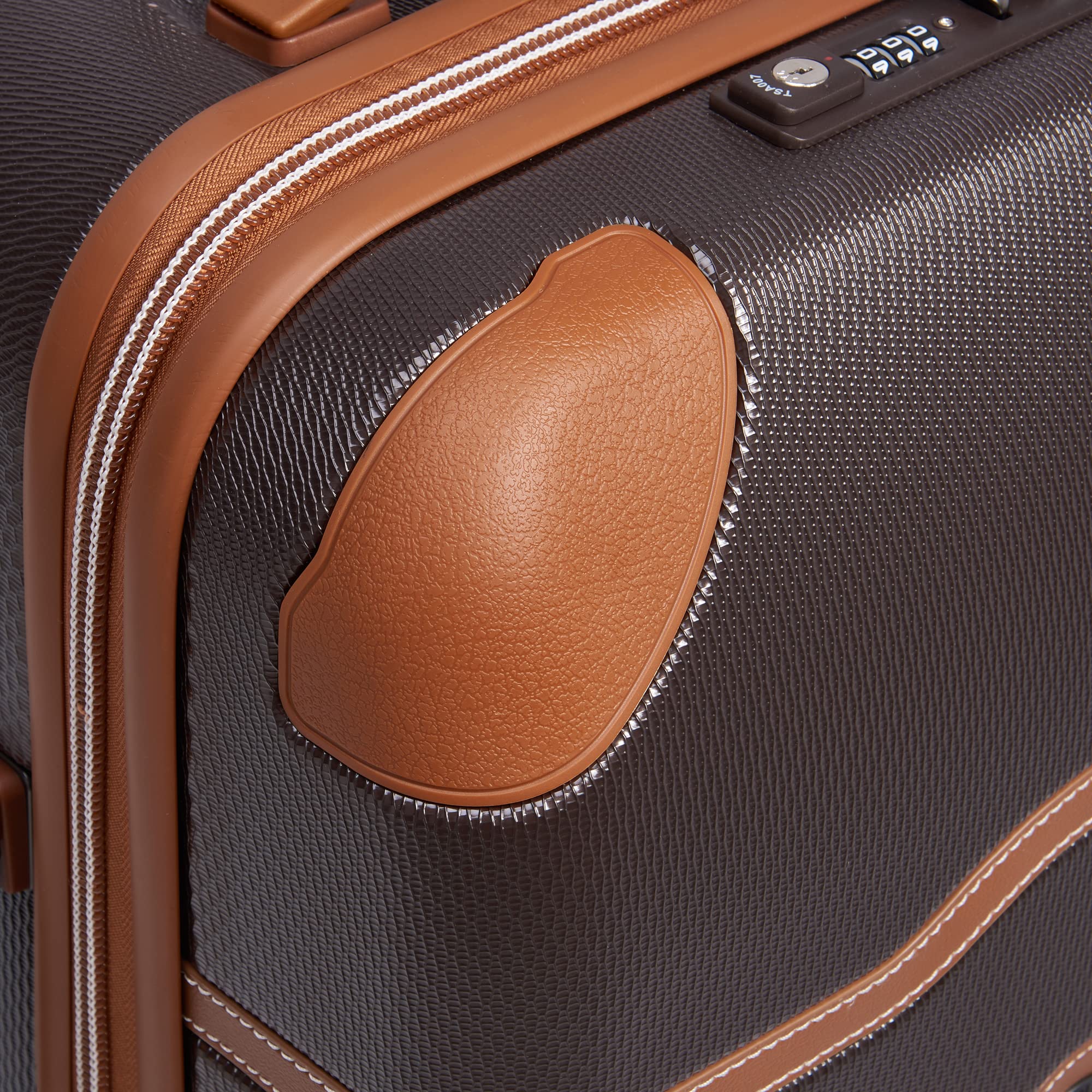 Delsey Paris Chatelet Air 2.0 Hardside Spinner Carry-On Luggage 20 Inch - Lightweight Durable Suitcase for Travel, Business Trips & Weekend Getaways (Chocolate Brown)