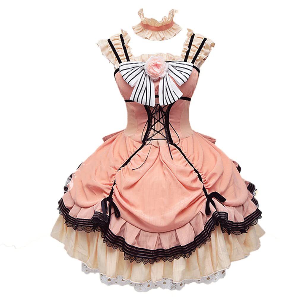 Black Butler Ciel Phantomhive Robin Lolita Dress - Elegant Rococo Cosplay Costume for Anime Conventions & Halloween Parties | Perfect for Cosplay Enthusiasts & Anime Fans