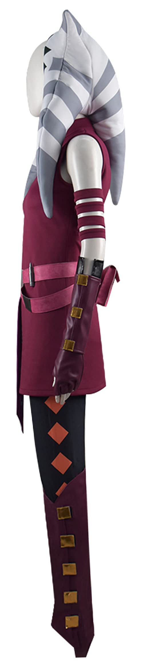 Women's Tano Jedi Robe Costume Set - Halloween Cosplay Outfit for Star Wars Fans | Perfect for Halloween Parties, Cosplay Events & Themed Gatherings