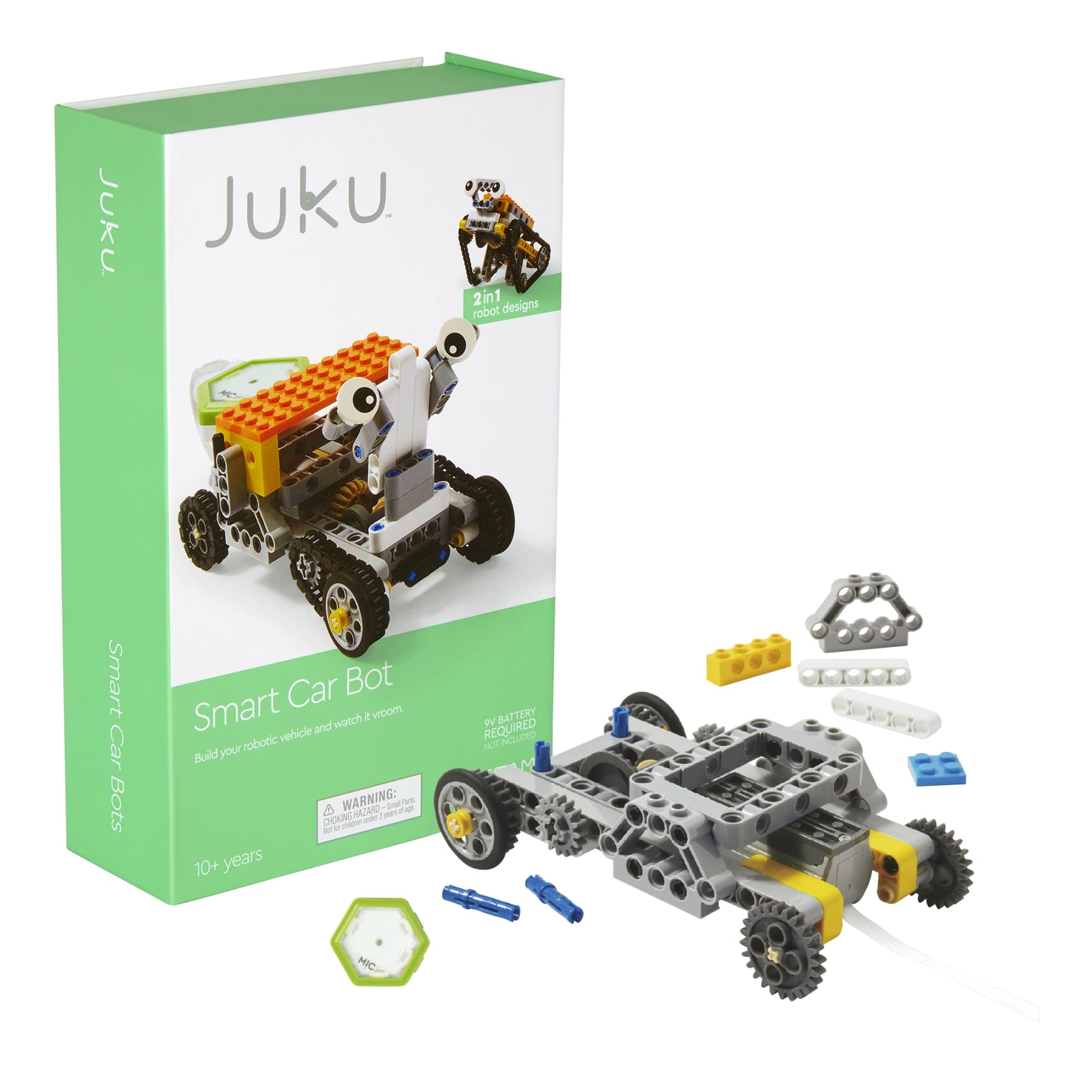 Juku™ STEAM Smart Car Bots Kit - DIY Robotics Building Kit for Kids Ages 8-12 | Learn Coding & Engineering | Perfect for STEM Education & Science Projects