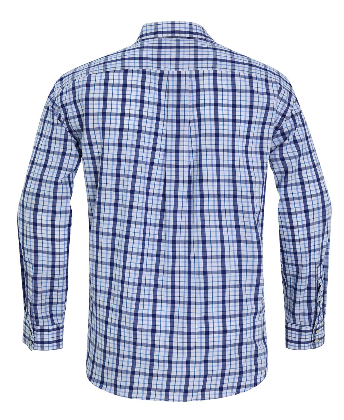 Men's Western Snap Button Plaid Long Sleeve Shirts - Regular Fit Casual Cowboy Shirt for Rodeo, Country Music Festivals & Outdoor Adventures