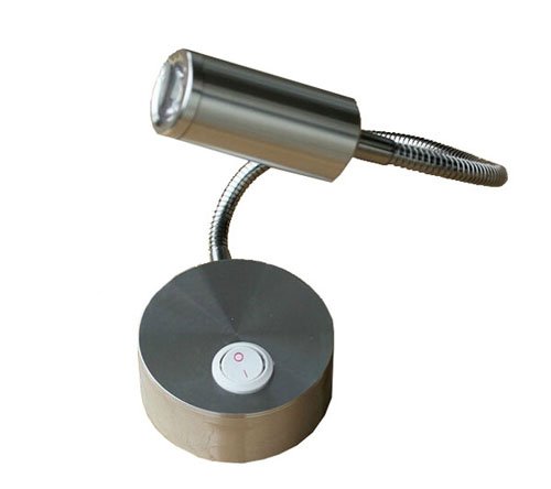 3W High Power LED Wall Picture Light with Flexible Pipe - On/Off Switch - Perfect for Artwork, Gallery, and Home Decor Lighting