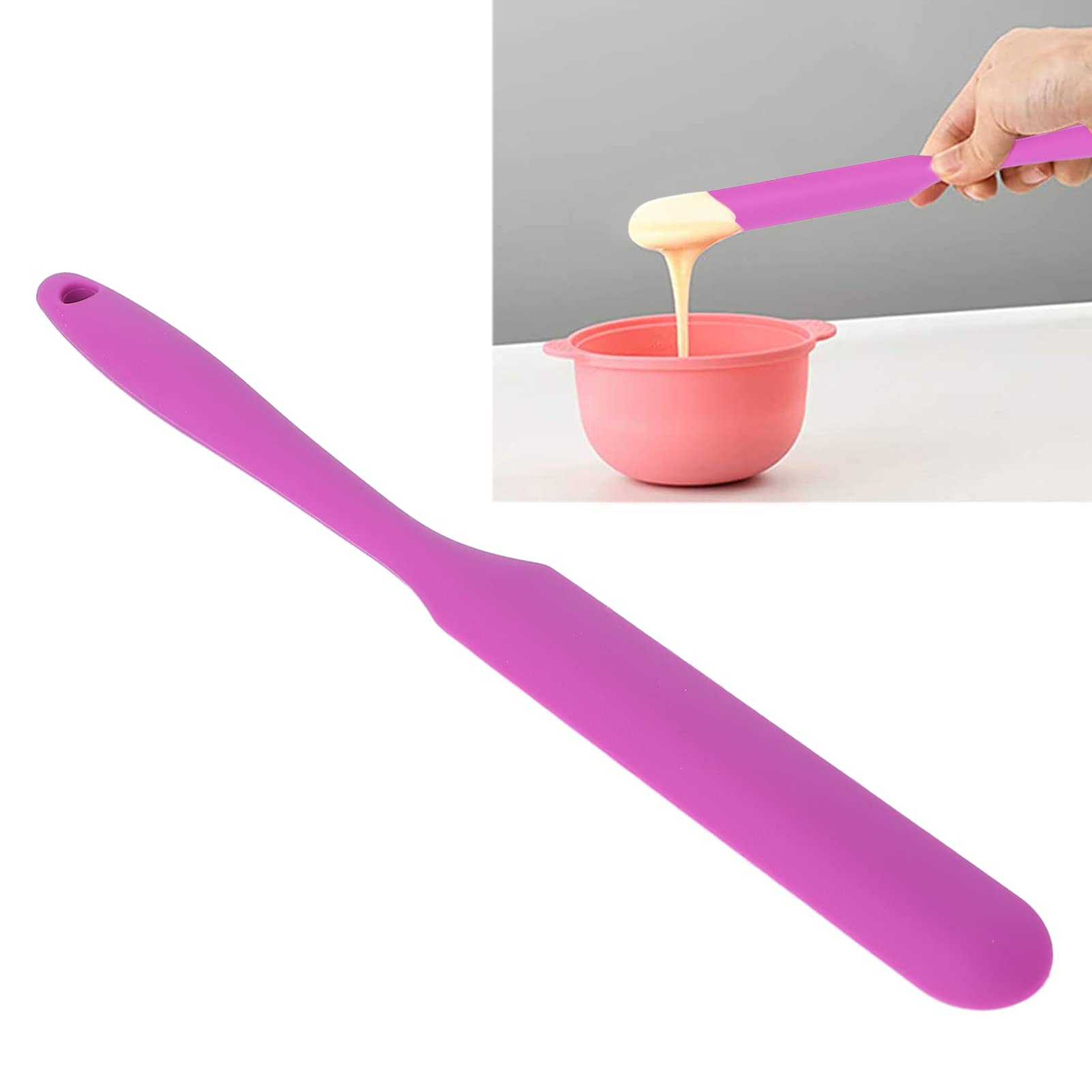 **Reusable Silicone Wax Spatula for Hair Removal - Multi-Purpose Wax Applicator & Scraper for Waxing, DIY Beauty, and Candle Making**    *(Perfect for At-Home Waxing, Salon Use, and Crafting Projects)*