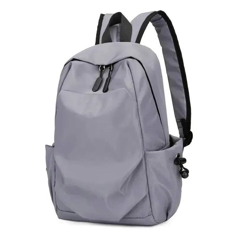 Stylish Mini Men's Canvas Backpack - Lightweight Durable Travel Daypack for College, Work & Outdoor Adventures