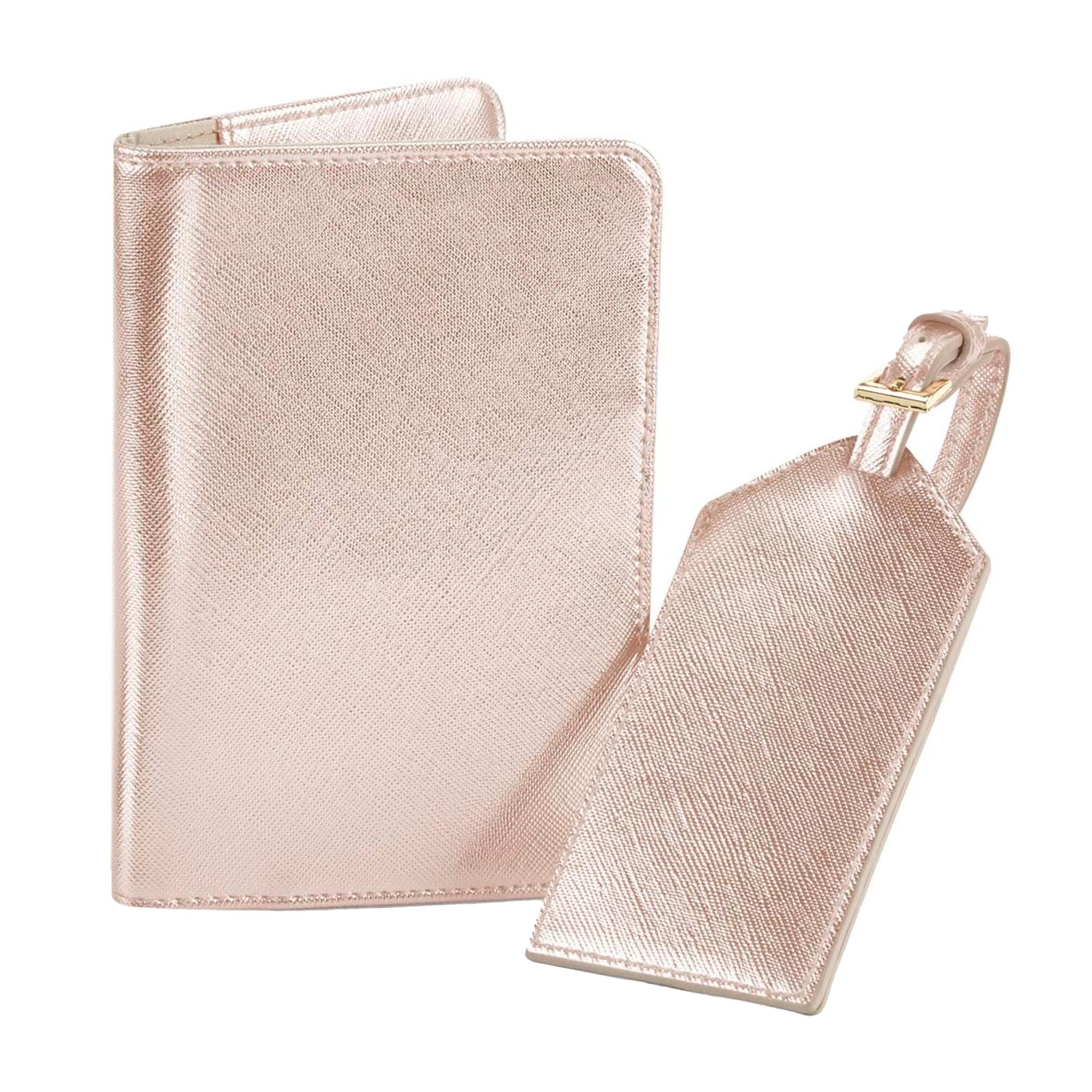 Premium Travel Wallet Set BG755 - RFID Blocking Passport Holder & Travel Card Organizer - Soft Pink for Women | Perfect for International Flights, Vacations & Business Trips
