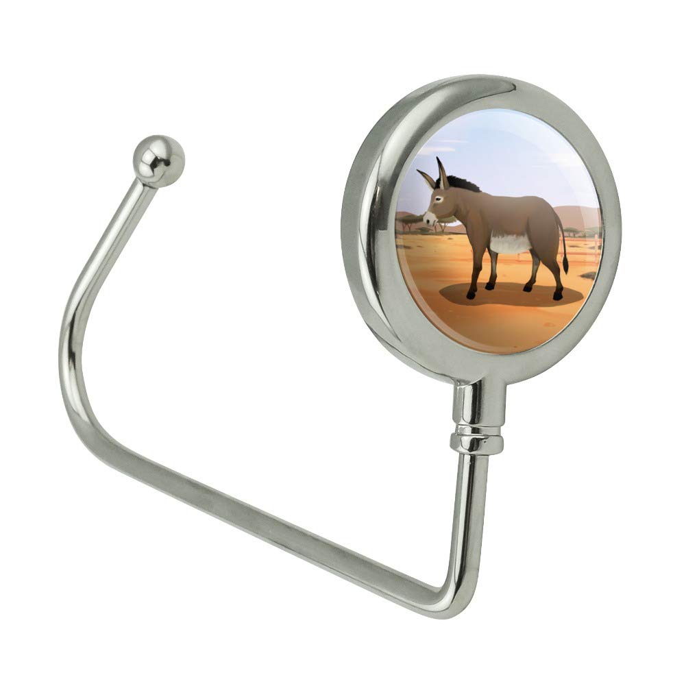 GRAPHICS & MORE Donkey on Ranch Purse Hanger Hook - Durable Handbag Holder for Women, Perfect for Restaurants, Cars, and Home Organization