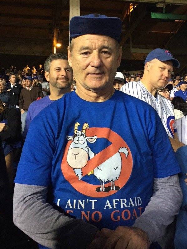 Funny Bill Murray Ghostbusters Cubs Shirt - Vintage Retro T-Shirt for Fans - Perfect for Halloween, Cosplay & Casual Wear