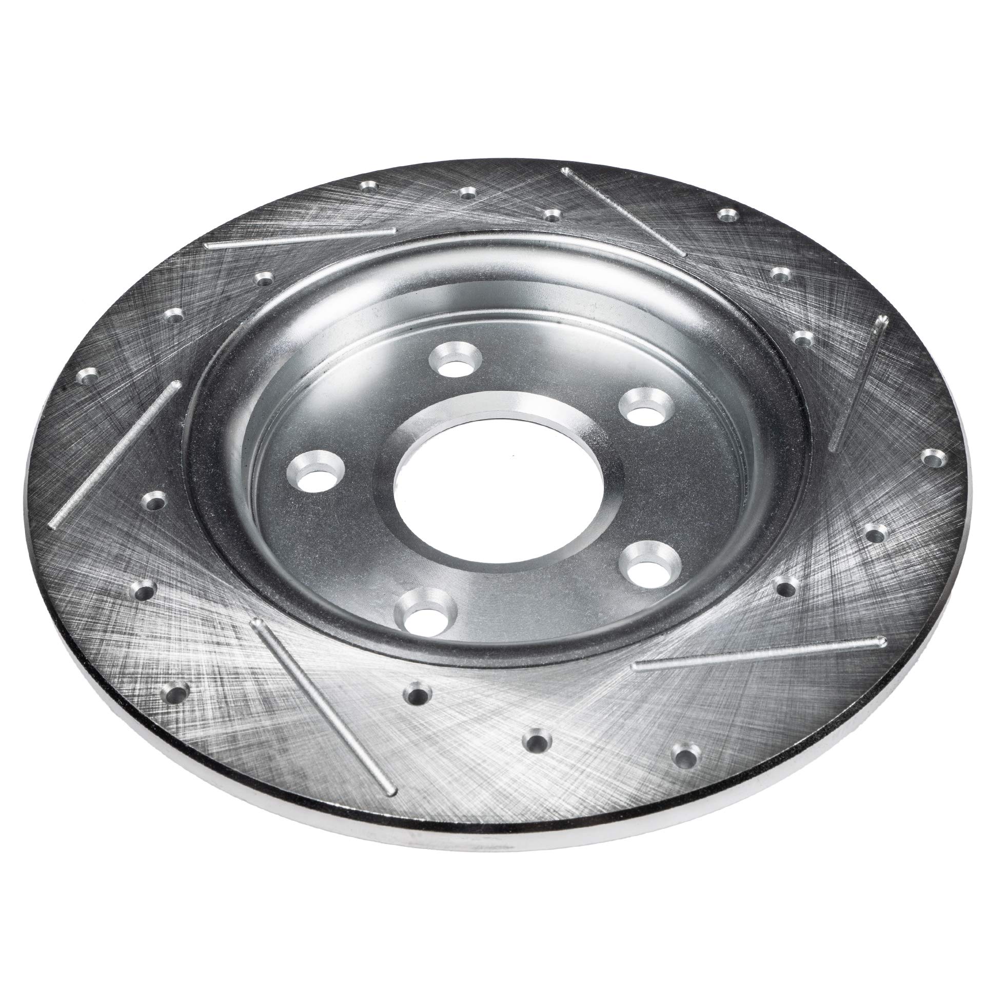 Detroit Axle - Rear Brake Rotors for Chrysler 300, Dodge Charger, Magnum, Challenger | Drilled & Slotted Brake Rotors Replacement | High-Performance Braking for Street Racing & Daily Commuting