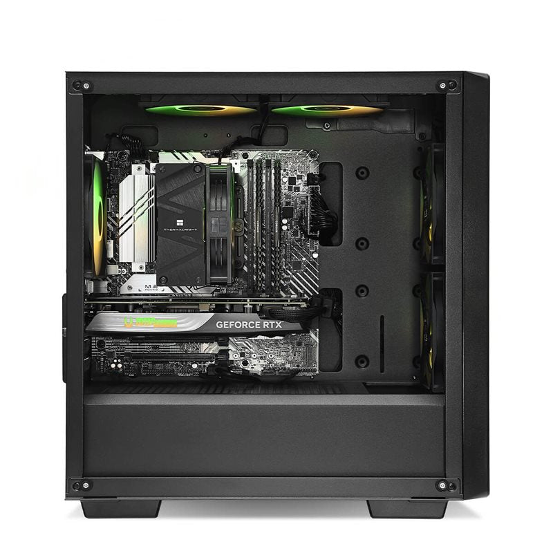 RTX 4070 SUPER Gaming PC with Intel Core i5-12400F Processor - High Performance Desktop Computer for 4K Gaming, Streaming & Content Creation