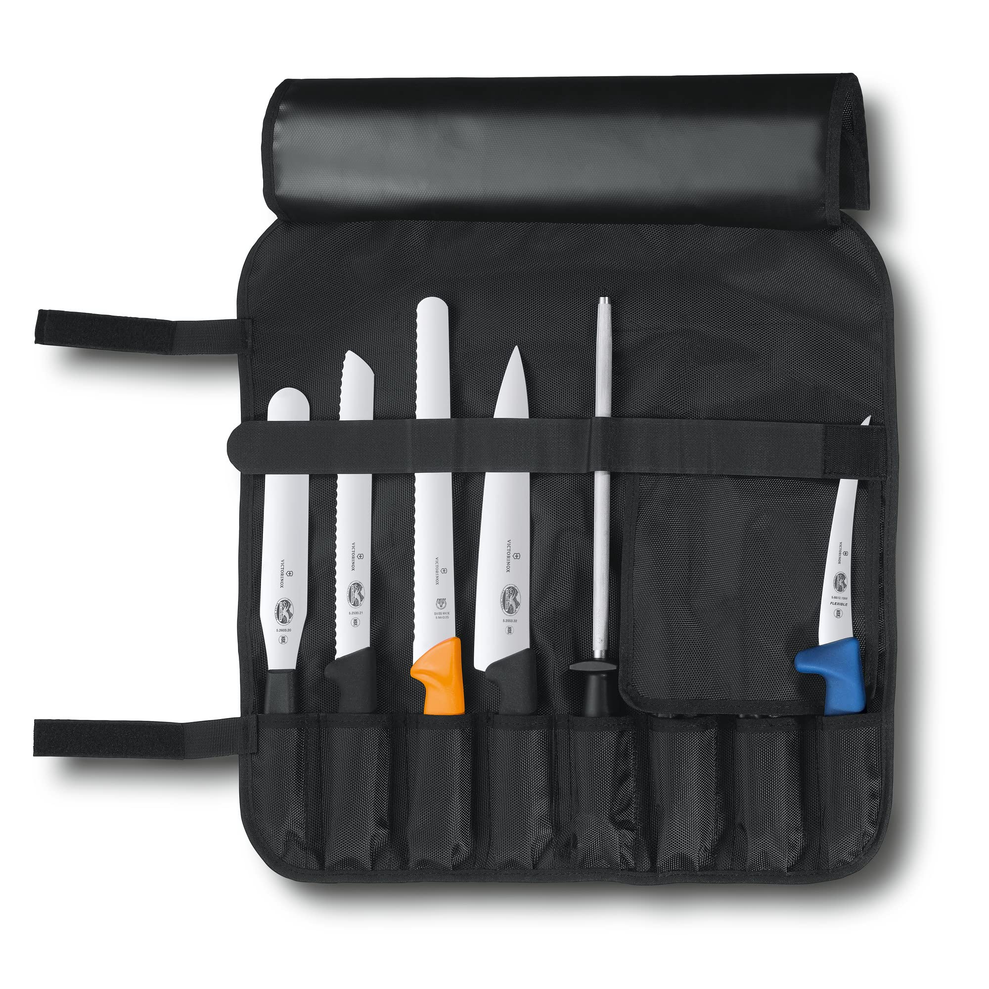 Victorinox CP448 Professional Knife Roll Bag - Premium Chef Knife Storage for Culinary Students & Chefs - Perfect for Cooking Classes, Kitchen Work & Travel
