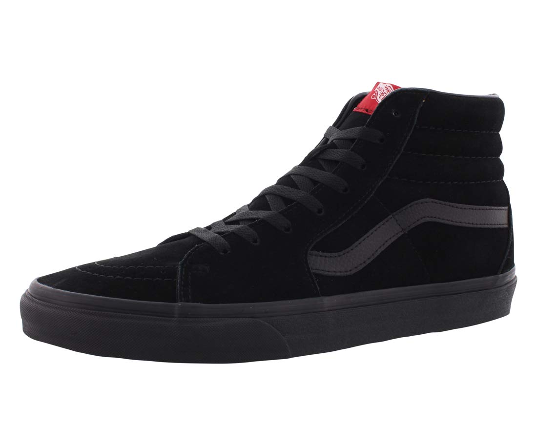 Vans U SK8-HI Black Suede Sneakers - Men's Size 5.5 | Classic High-Top Skate Shoes for Streetwear & Casual Outfits