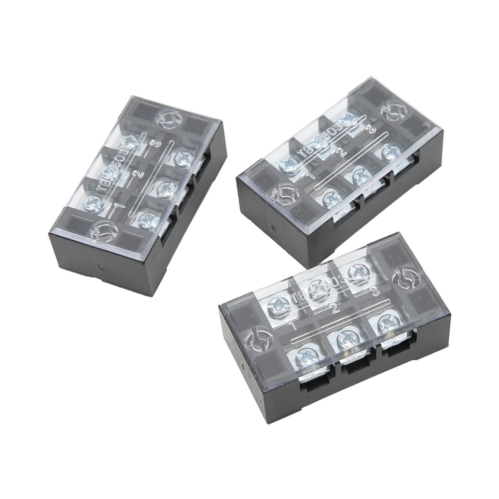 Easy Install Terminal Strips - High Quality Circuit Terminal Blocks for Power Distribution Box & Cabinet - Ideal for Factory, Industrial & Home Electrical Wiring Projects