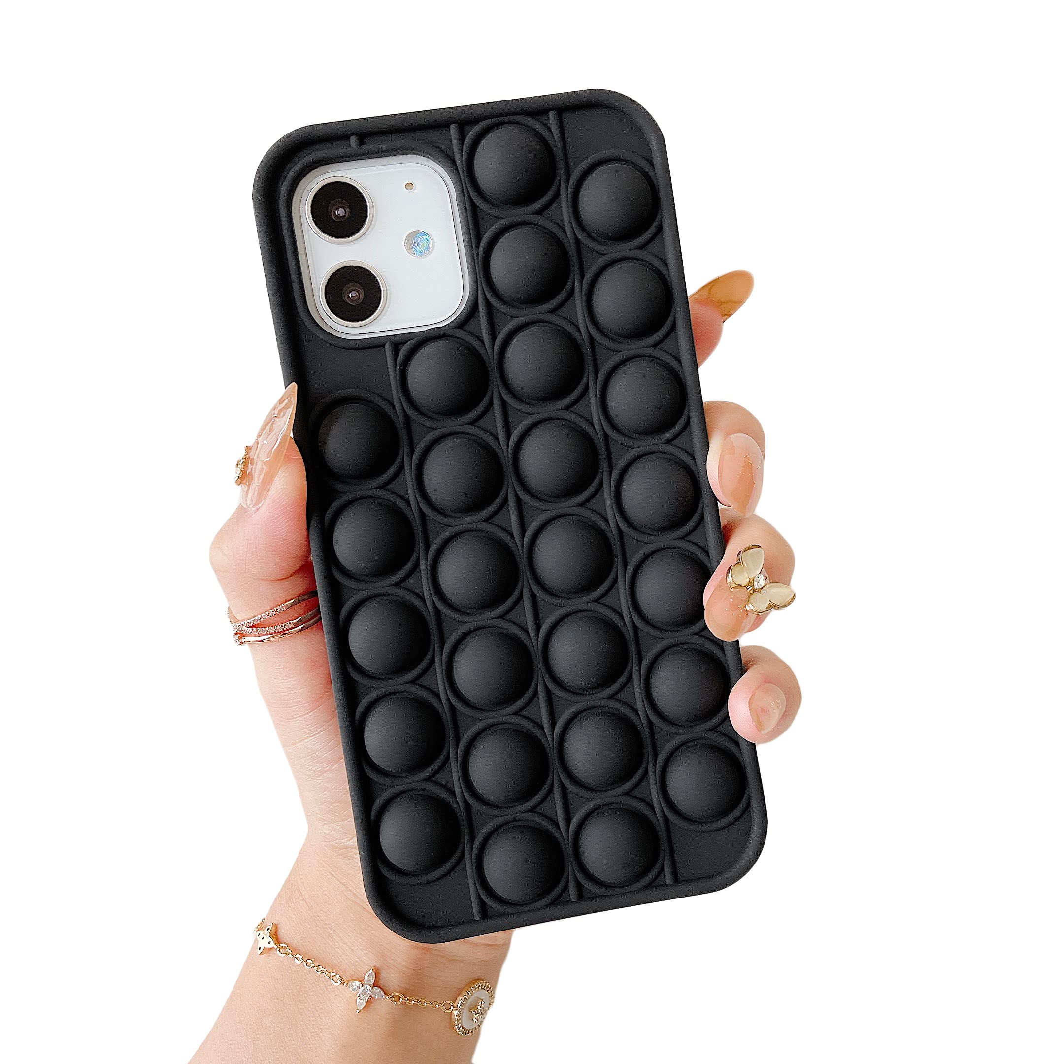 Cocomii Sensory iPhone 12 Pro Max Case - Slim Push Pop Fidget Toy Cover for Anxiety & Stress Relief - Lightweight Matte Finish with Silky Soft Touch - Compatible with Apple iPhone 12 Pro Max 6.7