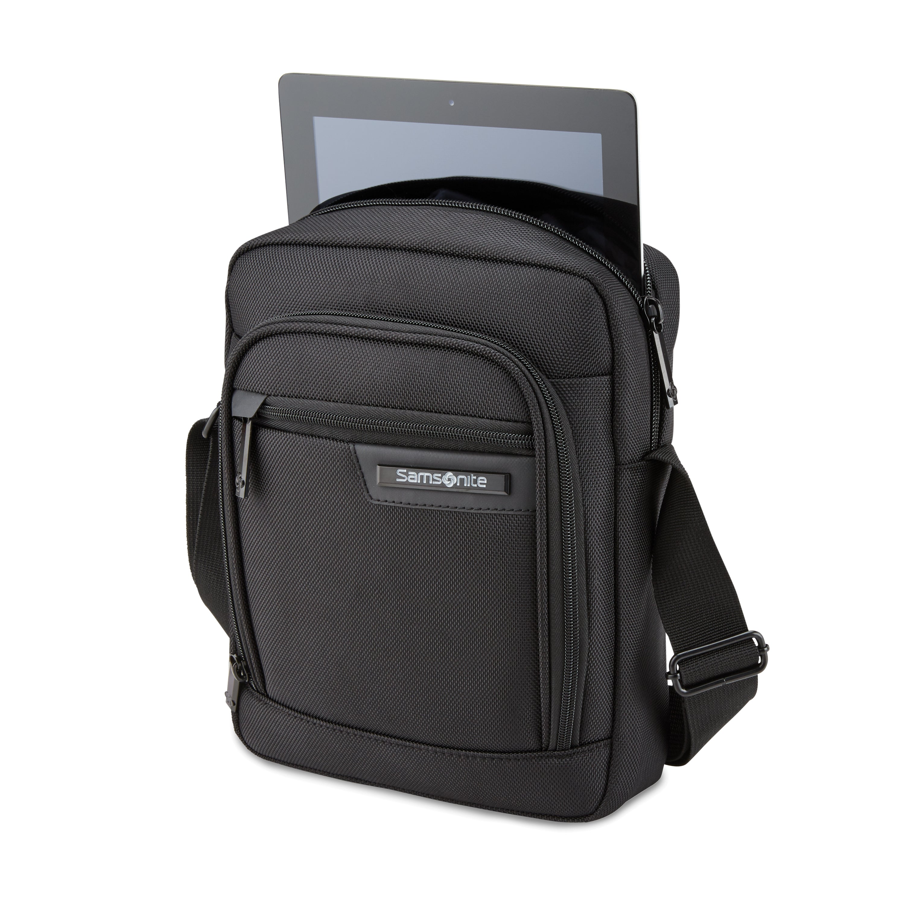 Samsonite Classic NXT Vertical RFID Laptop Briefcase - Slim Business Laptop Bag for Work, Travel & Commuting | Secure Tablet & 15.6