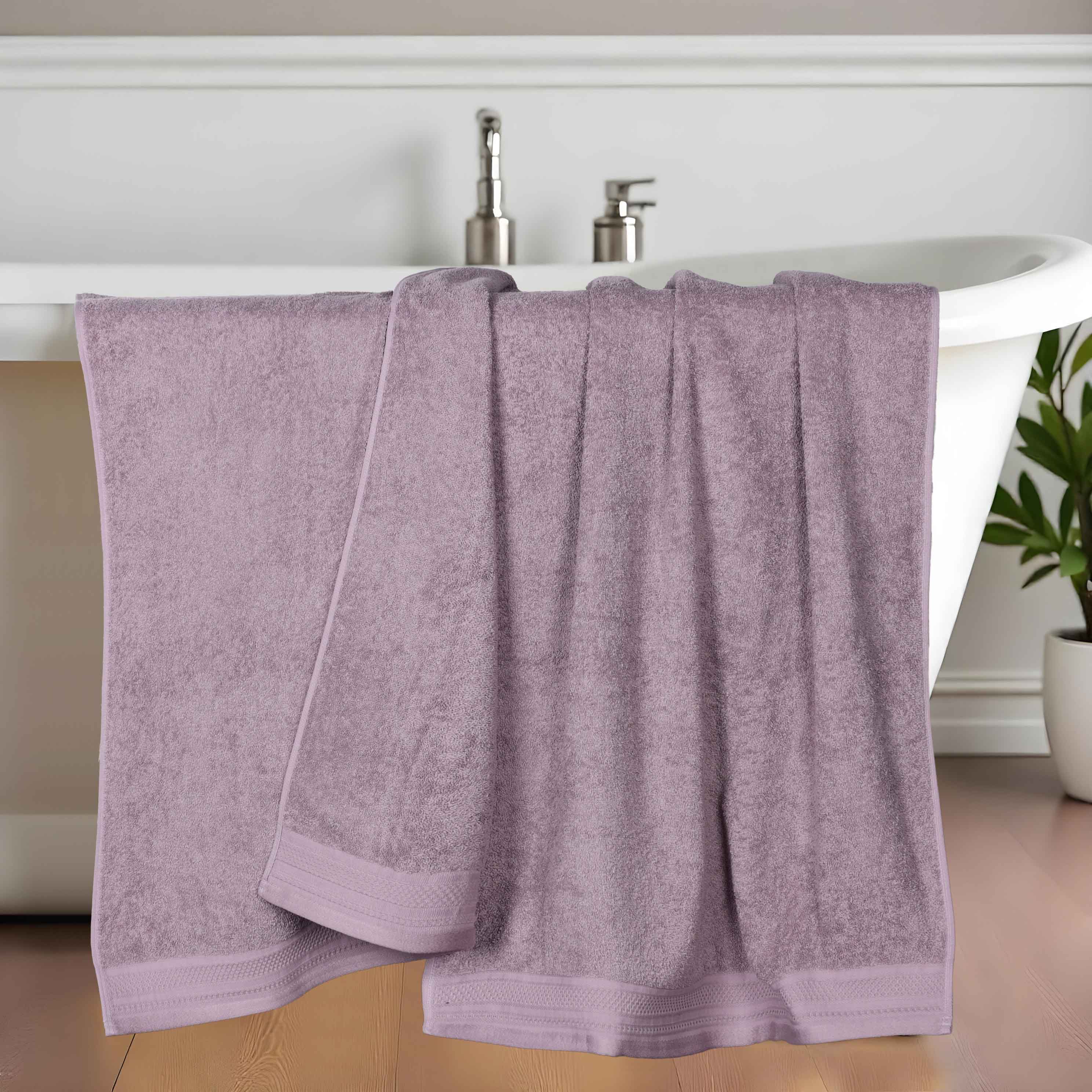 Premium Honeycomb Waffle Weave Cotton Bath Towels - Ultra Soft & Absorbent Luxury Bath Sheets Set of 2 for Spa, Hotel & Home Bathroom Use