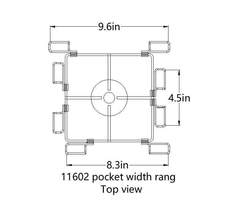 FixtureDisplays® 16-Pocket Adjustable Spinning Display Rack for Greeting Cards, Postcards & Holiday Merchandise (4.5-9.9