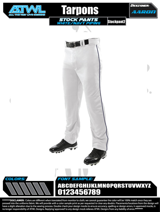 Tarpon's Men's Stock Pants - Durable Work Pants for Outdoor Activities, Fishing & Hiking | Comfortable & Functional Workwear