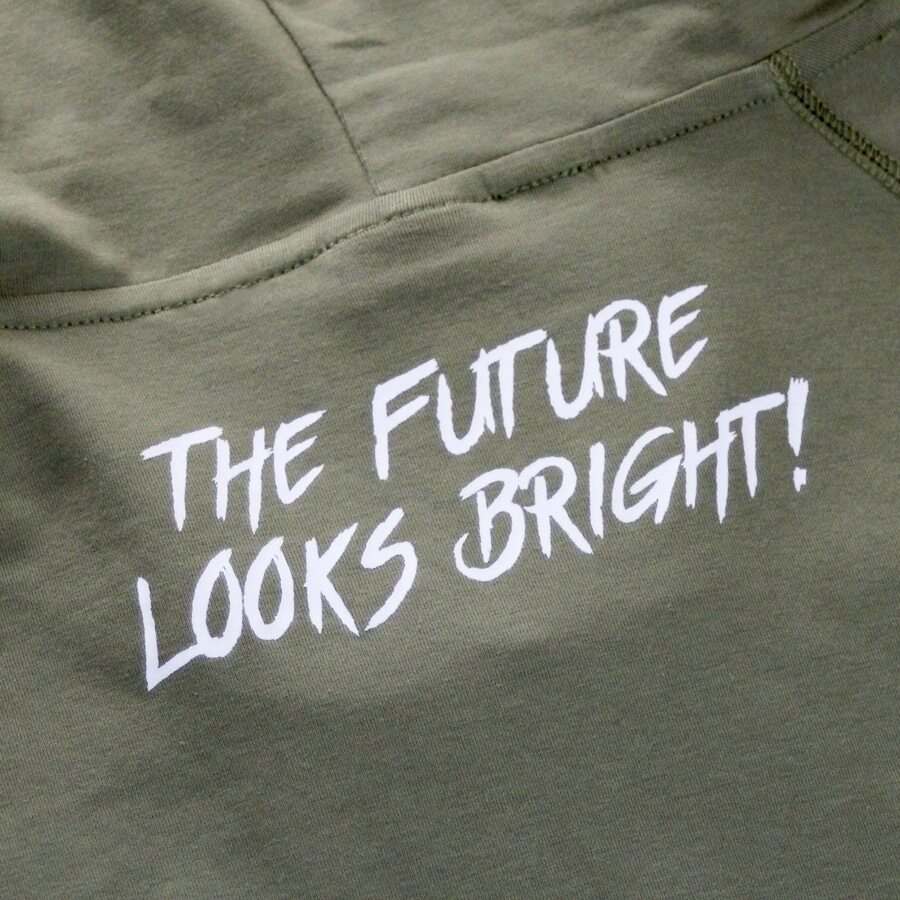 Angry Patriot Army Green Long Sleeve Lightweight Performance Hoodie for Men - Moisture Wicking Workout & Outdoor Activities