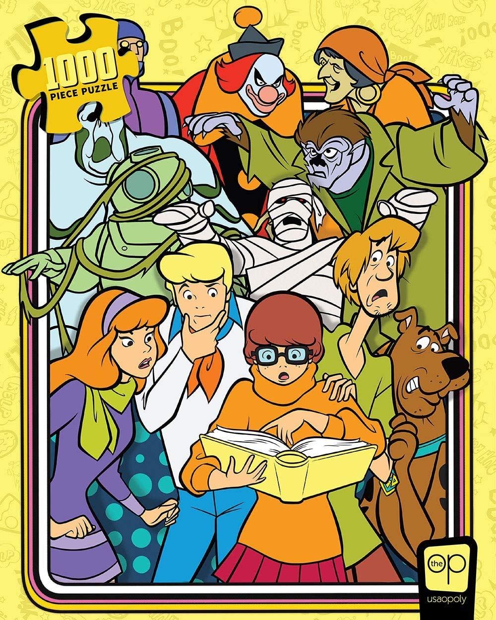 Scooby Doo Those Meddling Kids 1000 Piece Jigsaw Puzzle - Fun Family Game Night Activity for Kids & Adults - Perfect for Home Decor, Gifts & Relaxation