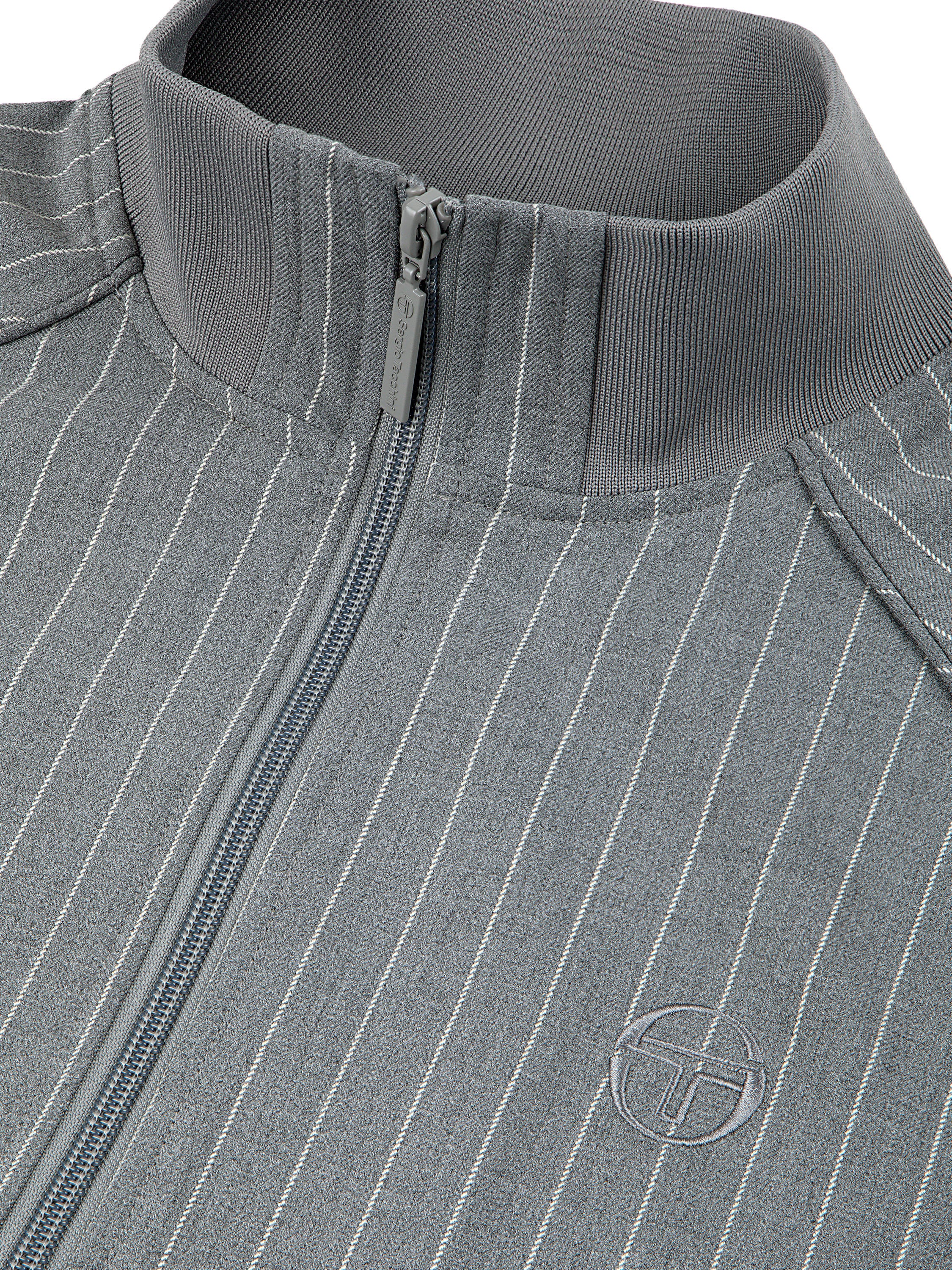 Gessato Suiting Track Jacket in Quiet Shade - Premium Men's Blazer for Business Casual & Smart Office Wear