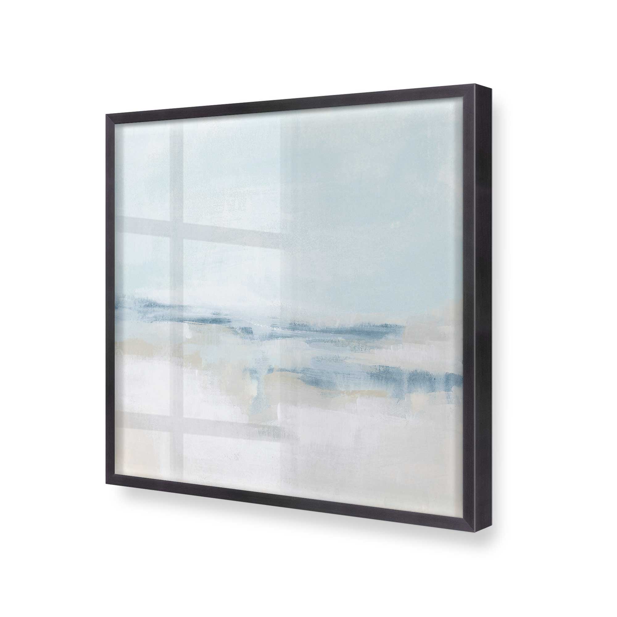Cloudy Shoreline Hues II Print - Coastal Wall Art Decor for Beach House, Living Room & Office - Perfect for Nautical & Boho Home Decor