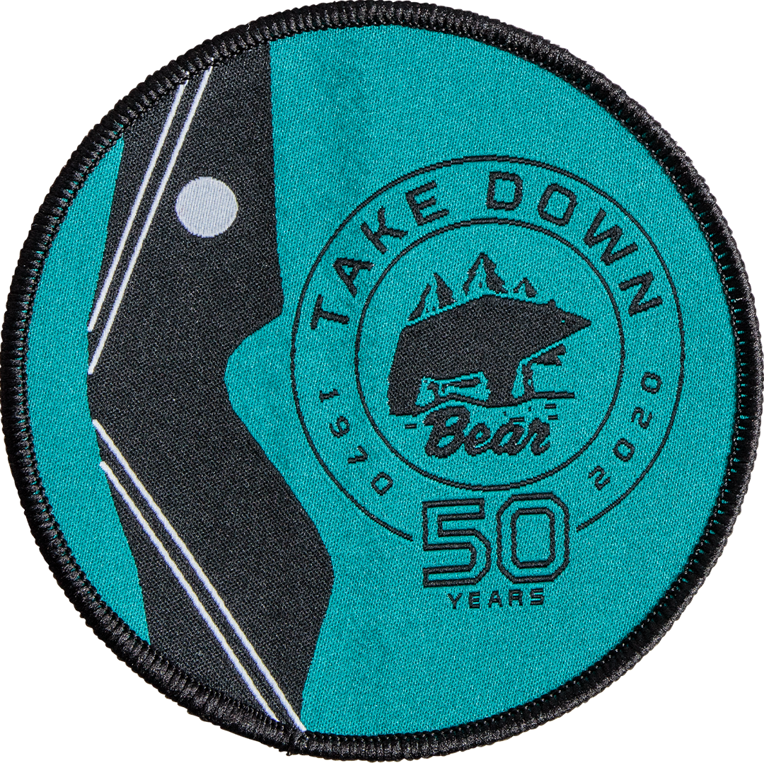 50th Anniversary Commemorative Take Down Patch - Perfect for Scouting, Military, and Outdoor Enthusiasts