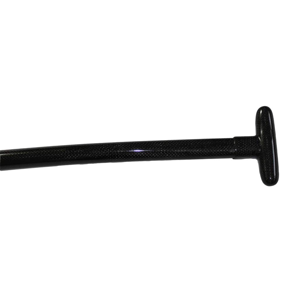 Premium Carbon Fiber Outrigger Canoe Paddle - Lightweight & Durable Bend Shaft Design for Racing & Recreational Paddling - Perfect for Ocean, Lake & Touring Adventures