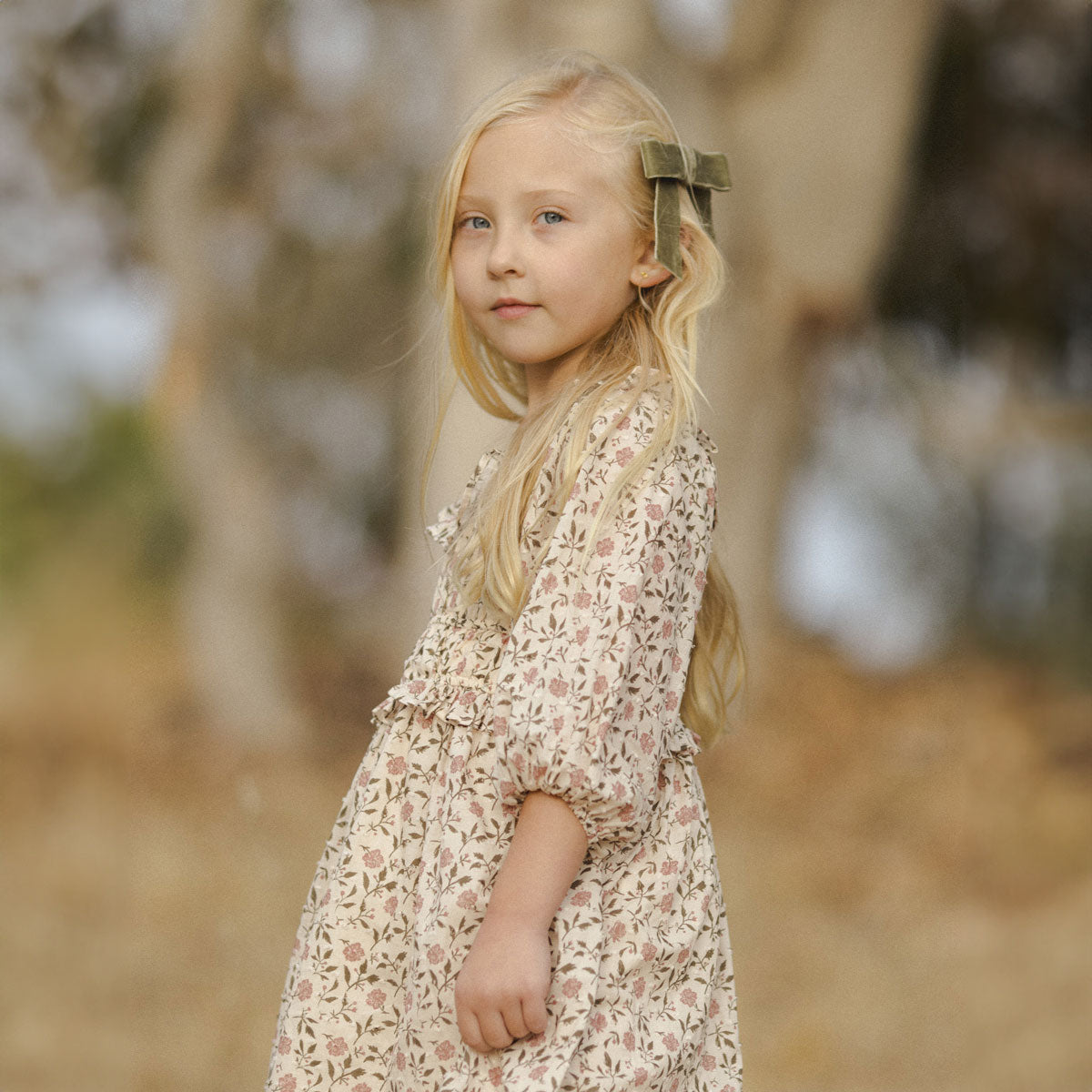Junie Dress - Poppy Bloom Floral Print in Ecru | Women's Summer Casual Dress for Beach, Vacation & Outdoor Events | FINAL SALE