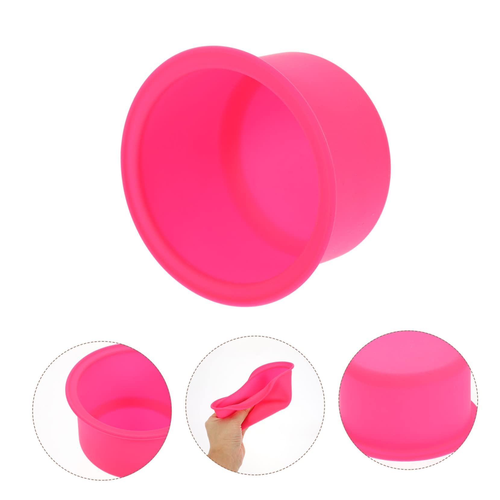 Operitacx 5-Pack Reusable Wax Melting Bowls - Scented Wax Warmer Liners for Hair Removal, Candle Wax, Wax Melts | Compatible with Wax Warmers & Fryers | Perfect for DIY Beauty, Home Spa, and Aromatherapy