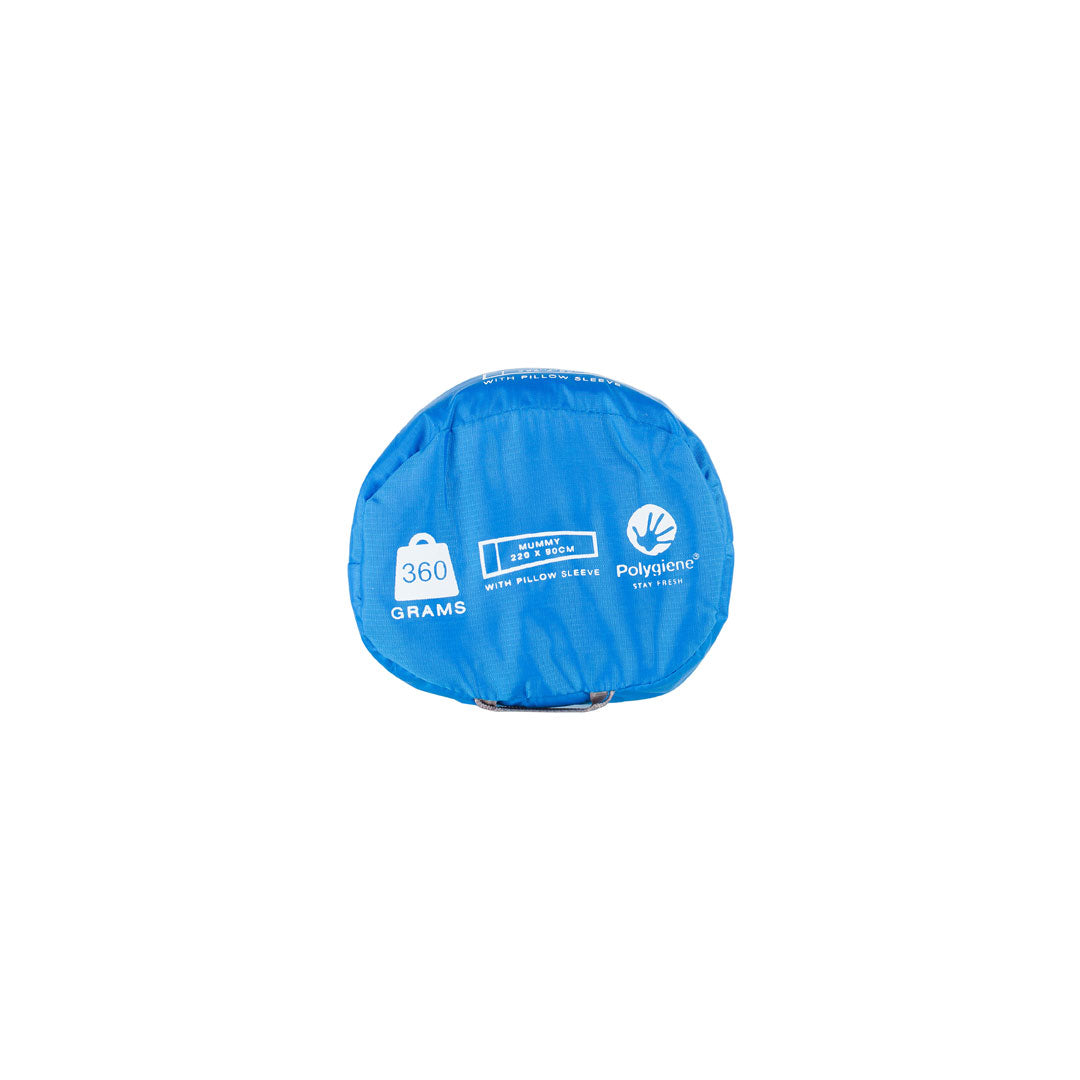Lifeventure Cotton Sleeping Bag Liner Mummy - Lightweight & Breathable Travel Sleeping Bag for Camping, Hiking, Backpacking & Outdoor Adventures