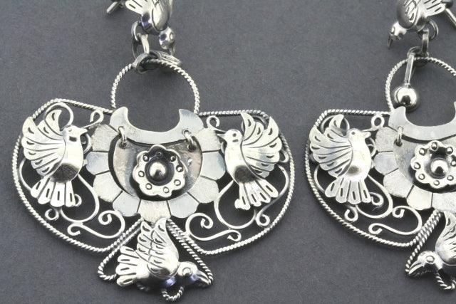 Sterling Silver Frida Earrings - Elegant Handmade Jewelry for Women | Perfect for Parties, Weddings & Everyday Wear