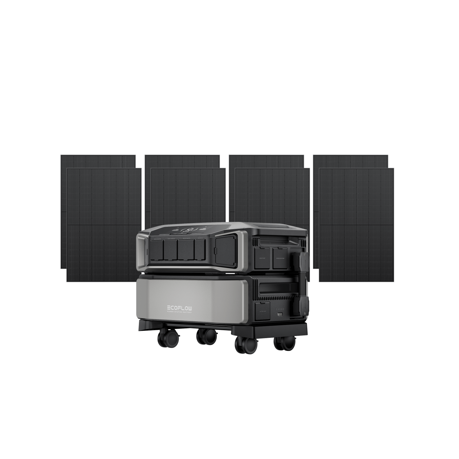 EcoFlow DELTA Pro Ultra Solar Generator (Rigid PV400W) - 6000W Portable Power Station for Home Backup, RV Camping & Off-Grid Living