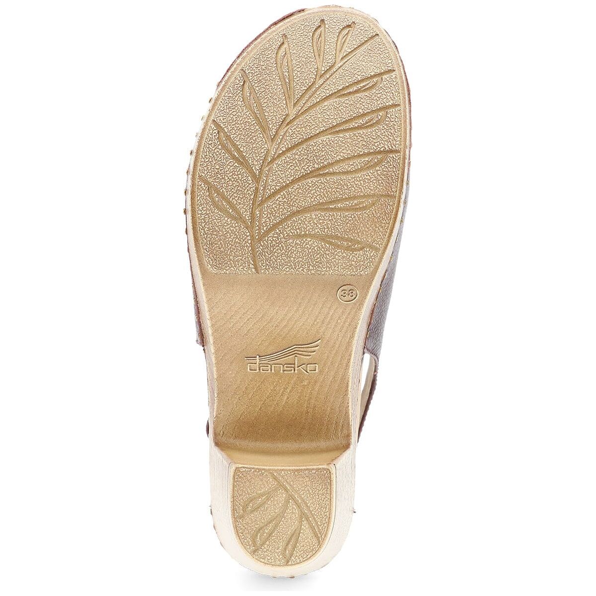 DANSKO SASSY MILLED BURNISHED Leather Clogs - Comfortable Slip-Resistant Shoes for Nurses, Chefs & Healthcare Workers