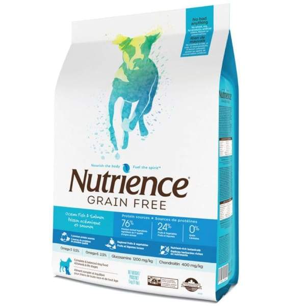 Nutrience Grain Free Ocean Fish Formula Dry Dog Food - High Protein, Omega Rich for Healthy Skin & Coat - Perfect for Adult Dogs with Sensitive Stomachs | Ideal for Daily Feeding & Active Lifestyles