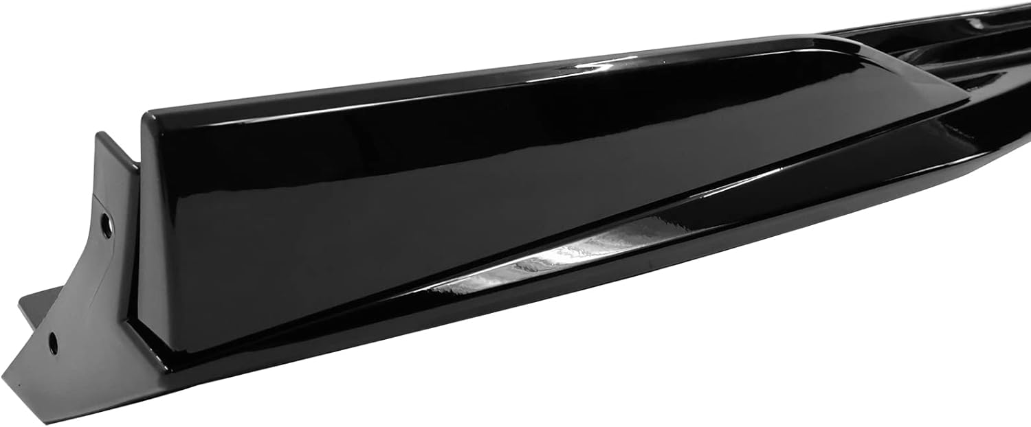 2016-2024 Chevy Camaro Side Skirt Rocker Panel Extension Splitters - PP Material Body Kit Molding for Enhanced Style & Protection - Perfect for Car Shows, Racing & Street Performance