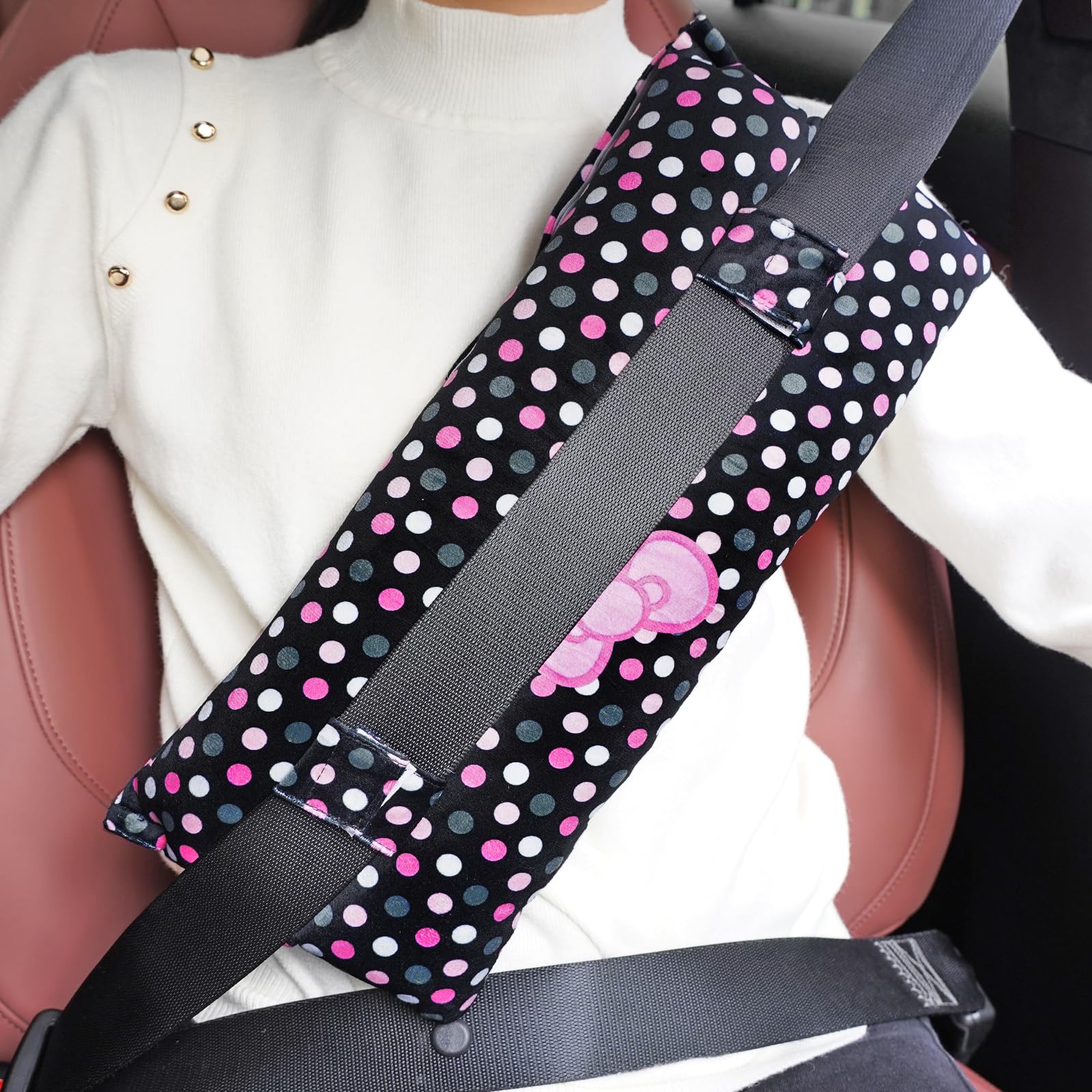 Post-Surgery Comfort Pillow for Mastectomy, Hysterectomy & Heart Surgery Recovery | Chemo Port Protection & C-Section Seatbelt Pillow | Pacemaker Safety Cushion | Thoughtful Breast Cancer Gifts for Women with Bowknot Design | Ideal for Hospital Recovery, Car Travel & Home Comfort