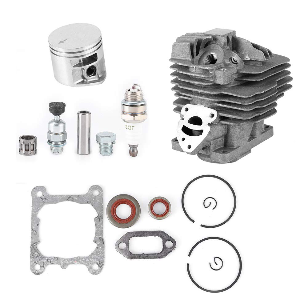 OhhGo Aluminum Alloy Cylinder Piston Gasket Fittings Replacement Kit for Stihl MS261 Chainsaw Parts - Durable Accessories for Forestry & Woodcutting Professionals