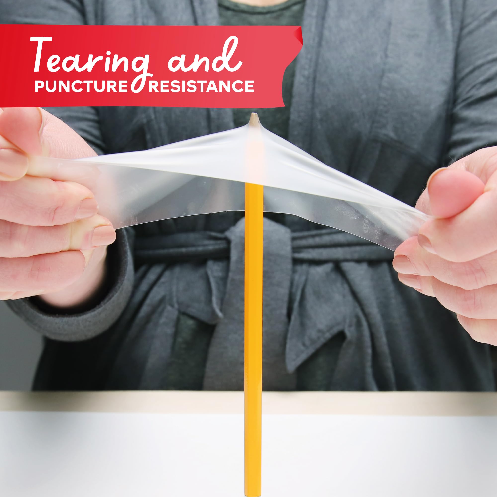X Fasten Clear Waterproof Vinyl & Fabric Repair Tape - 3
