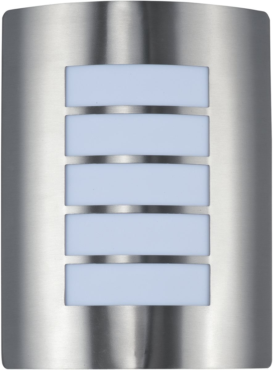 11H View LED Outdoor Wall Sconce Light - 1 Light Stainless Steel Fixture for Porch, Patio & Garden Lighting