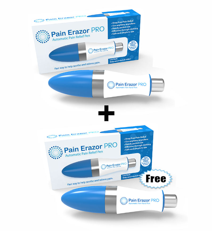 Pain Erazor Pro Muscle Massager - Buy 1 Get 1 Free - Relieve Back Pain & Sore Muscles at Home or Gym