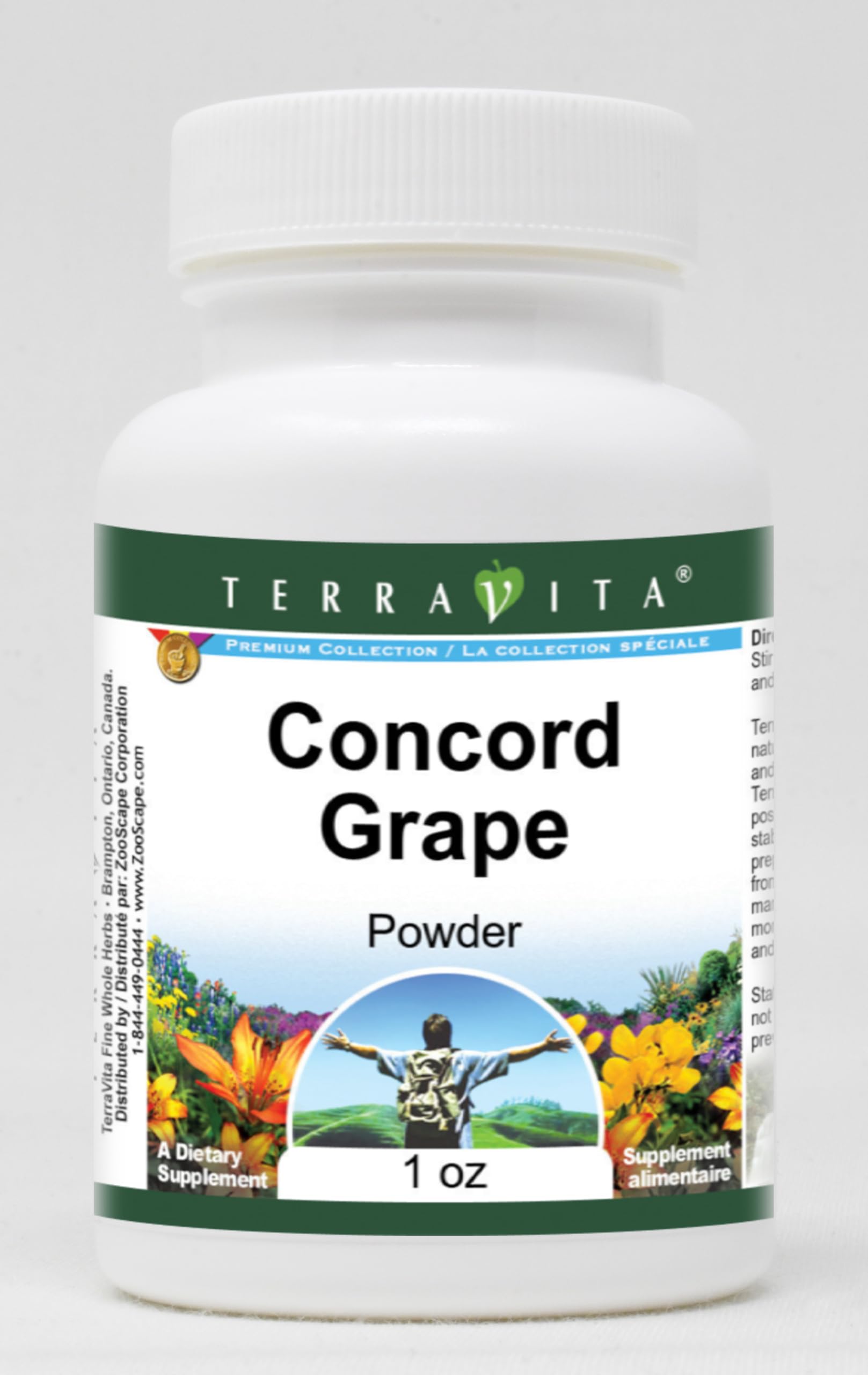 Organic Concord Grape Powder 1 oz (28g) - 100% Natural, Non-GMO, Gluten-Free - Perfect for Smoothies, Baking & Healthy Recipes (ZIN: 520443)