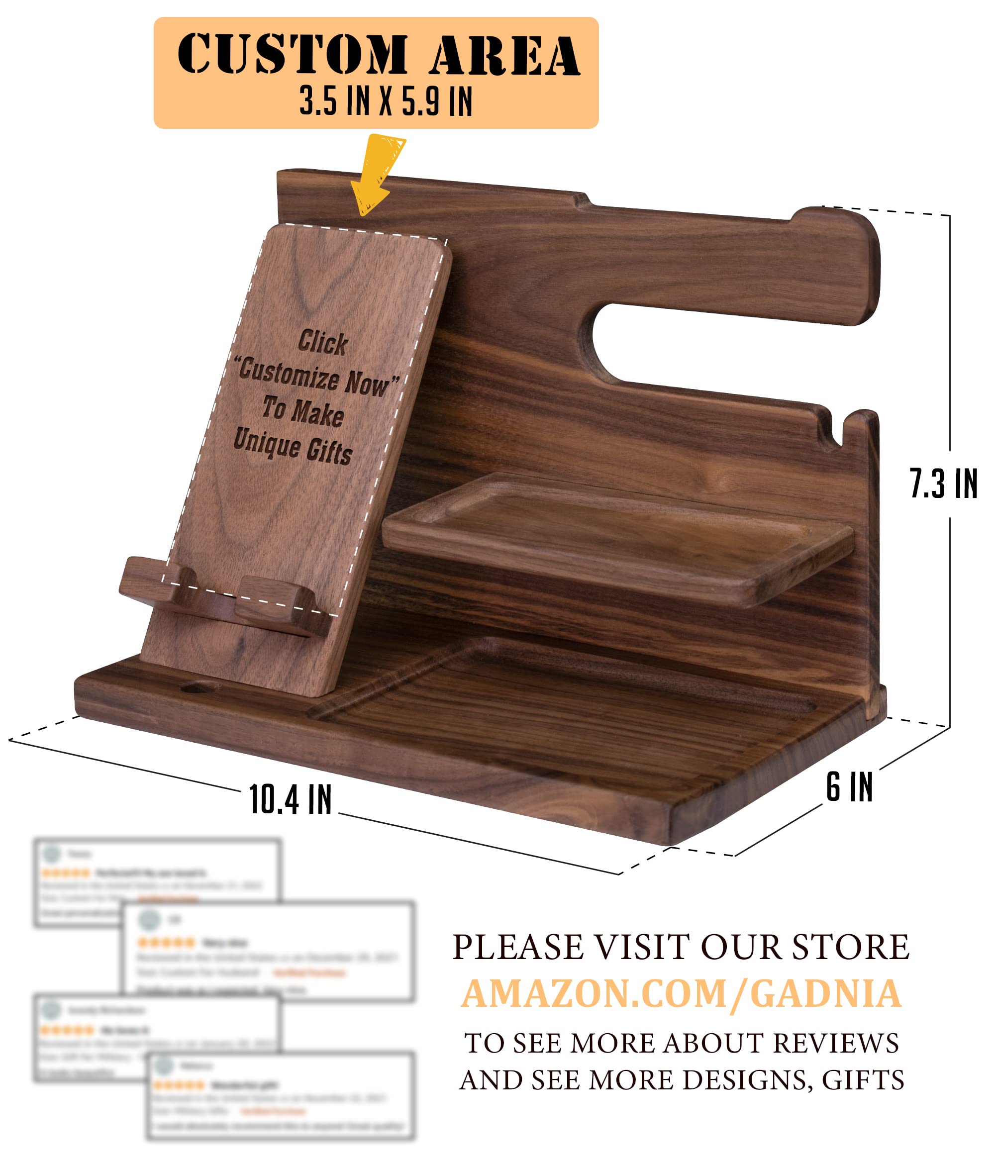 Personalized Golf Ball Club Desk Organizer - Custom Wooden Stationery Holder for Dad, Funny Golf Gifts for Father's Day, Engraved Golf Lover Present - Perfect Office Desk Accessory & Grandparents Gift for Golf Enthusiasts