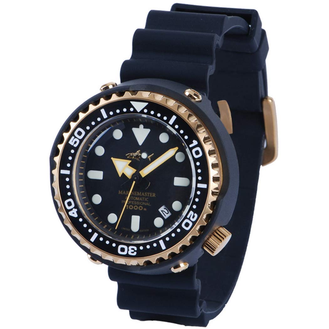 **Men's Automatic Dive Watch - 1000m Waterproof Stainless Steel Military Sport Wristwatch with Super Luminous & Sapphire Crystal - Perfect for Scuba Diving, Swimming, and Outdoor Adventures**