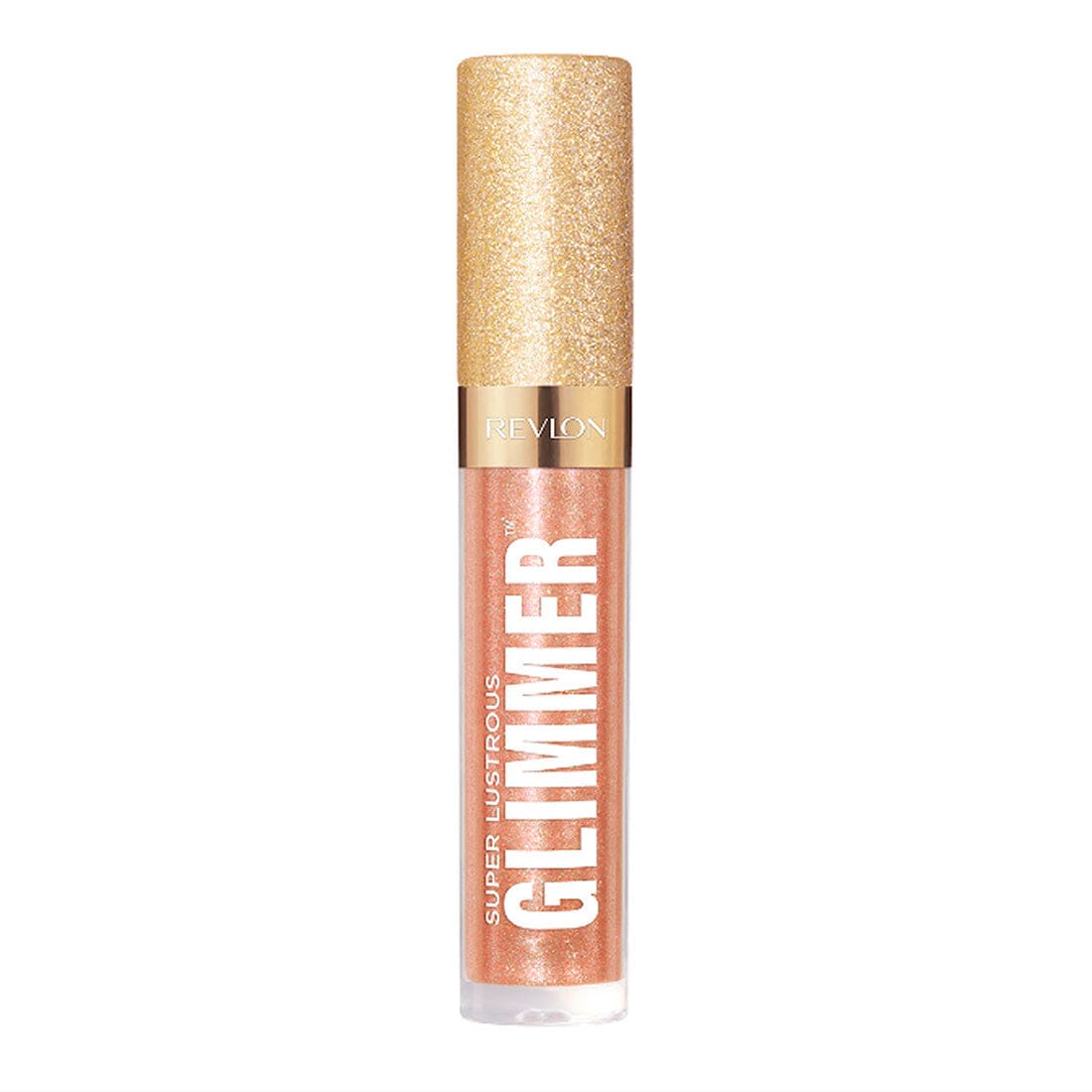 Revlon Super Lustrous Glimmer Gloss - Happy Hour Shade (3.8ml) - High Shine Lip Gloss for Everyday Wear & Special Occasions