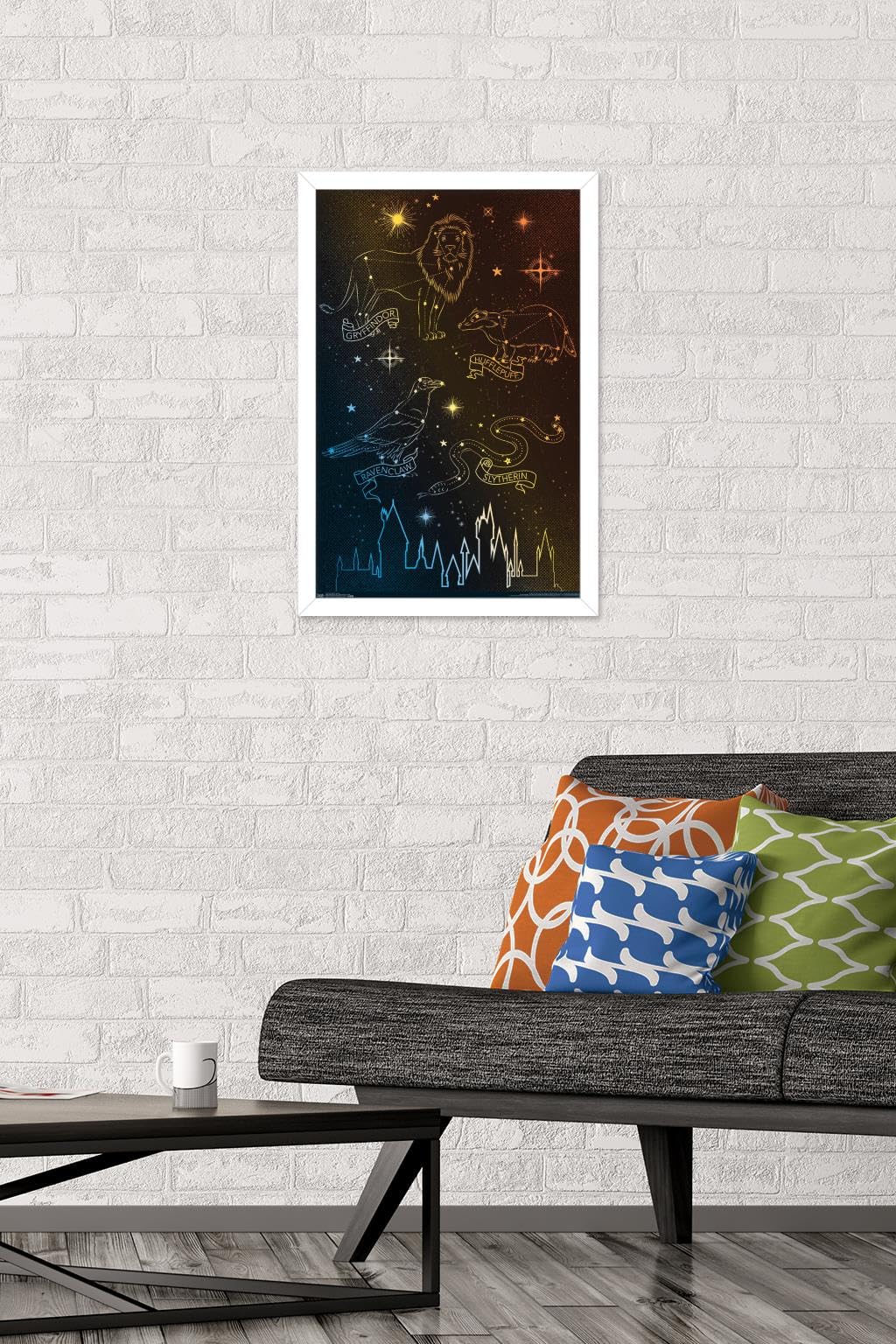 Trends International The Wizarding World: Harry Potter - Houses in the Stars Wall Poster, 14.725