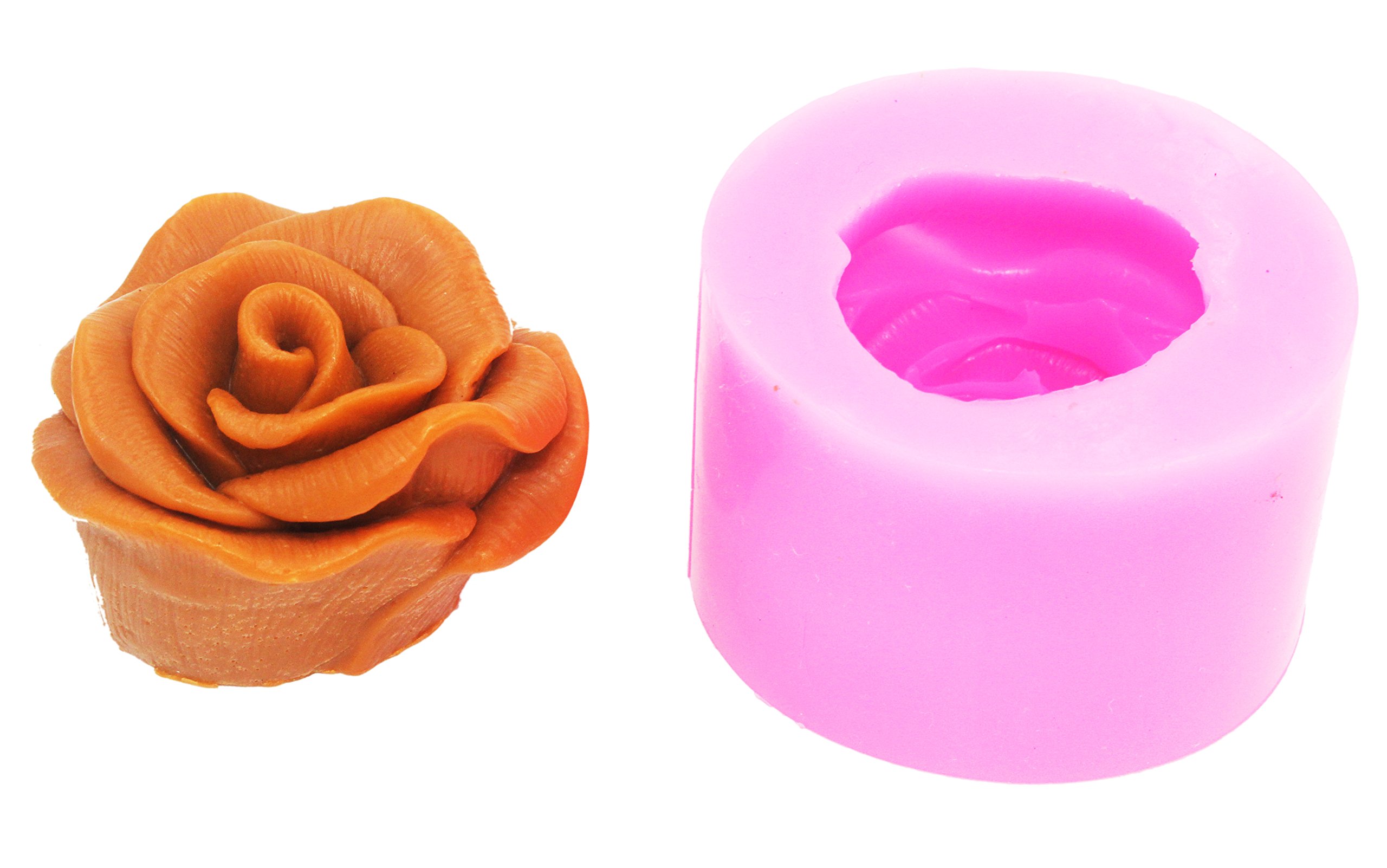 Premium Silicone Soap Molds - Flower Shaped Soap Making Kit (S560) for DIY Handmade Soaps, Candles & Bath Bombs - Perfect for Home Crafting, Wedding Favors & Spa Gifts